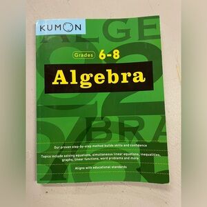 Kumon algebra work books